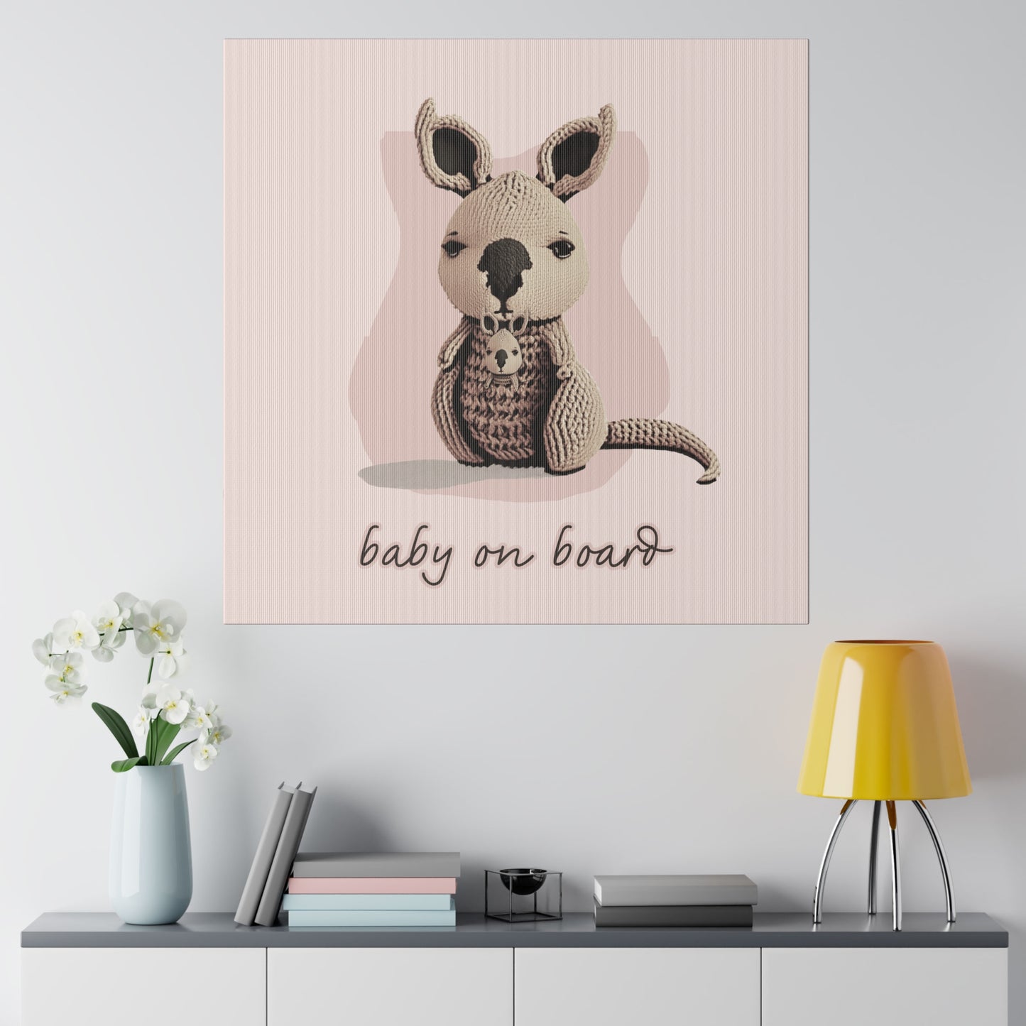 Baby On Board_Matte Canvas, Stretched, 0.75"